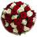 букет из красных и белых роз. Мьянма