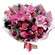 букет из роз и тюльпанов с лилией. Мьянма