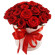 красные розы в шляпной коробке. Мьянма